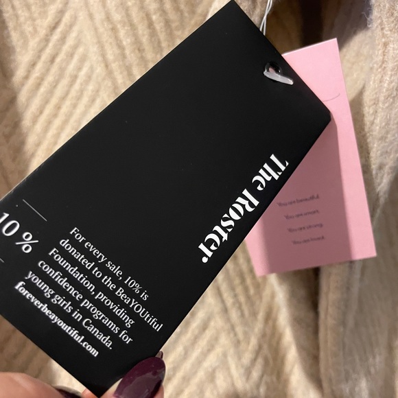 You Are Fearless caramel sweater - Picture 4 of 7